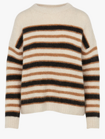 Pomandère Striped round neck jumper