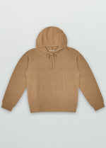 The New Society Easy rib woman Hoodie Toffe sustainable